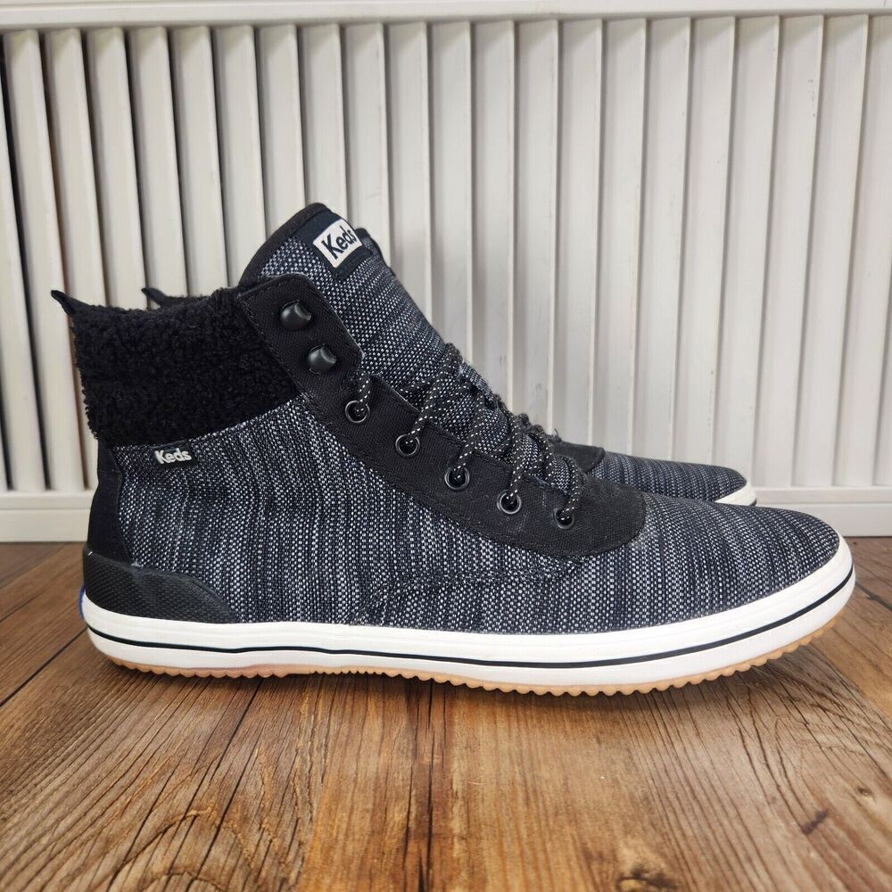 Keds Scout Splash WF58426 Womens Sz 11 Black Gray High Outdoors Sneakers Shoes